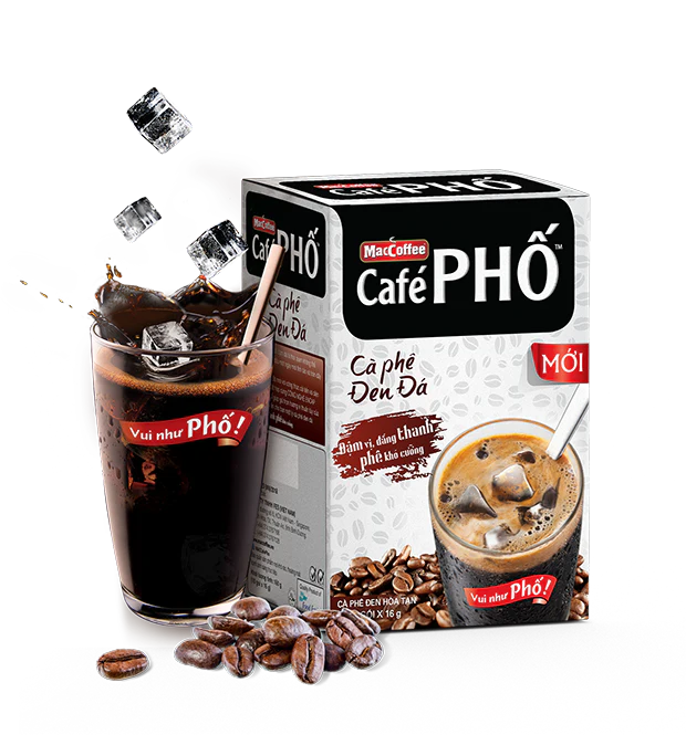 Cafe Phố Đen Đá 600 packs/ctn