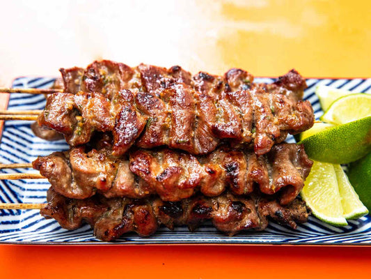 PORK SKEWERS FOR BURGER